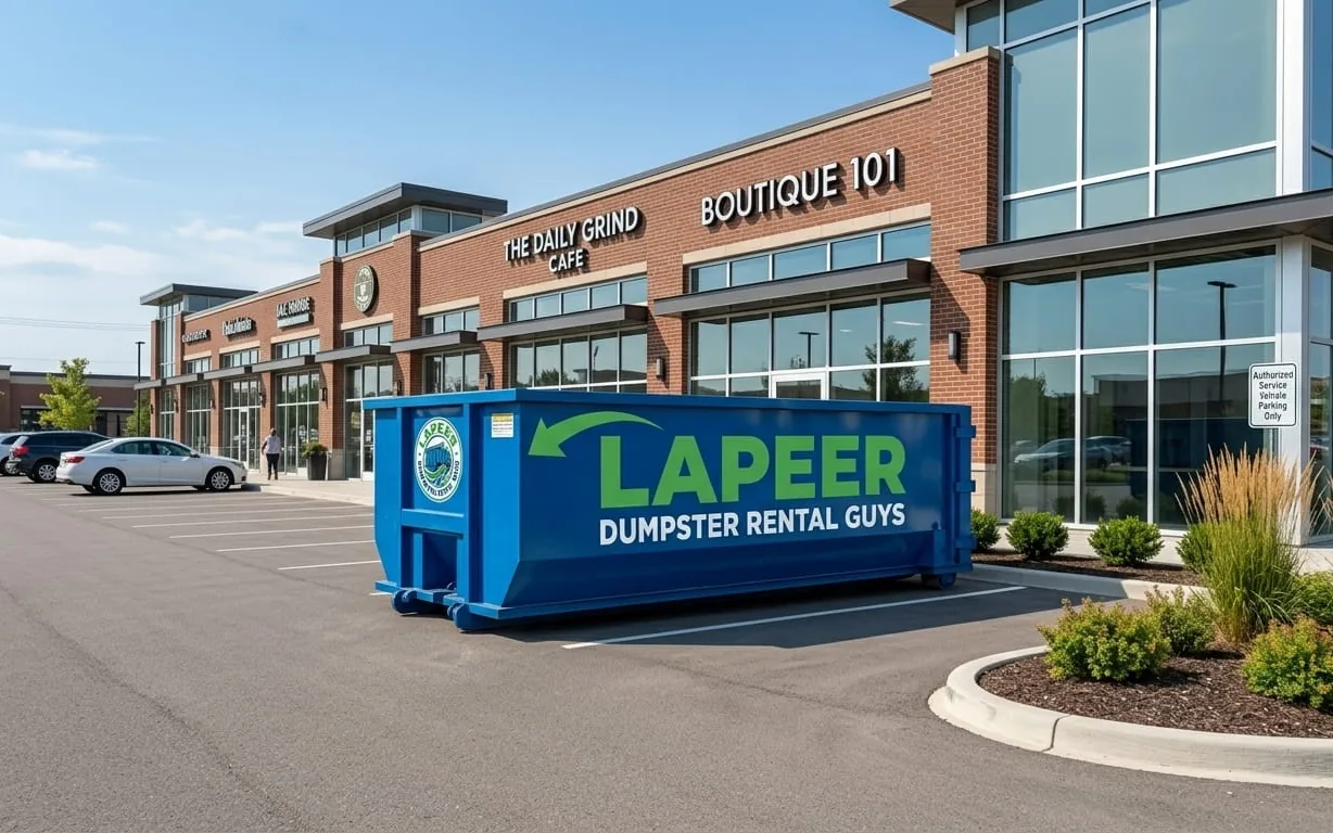 Commercial Dumpster Rental in Lapeer MI