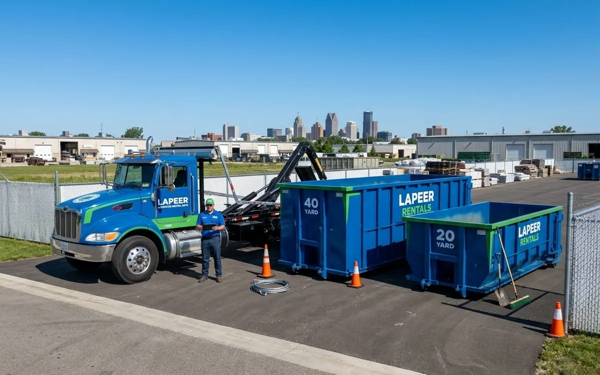 Dumpster rental in Davison MI Roll-off dumpster rental serving Davison, MI