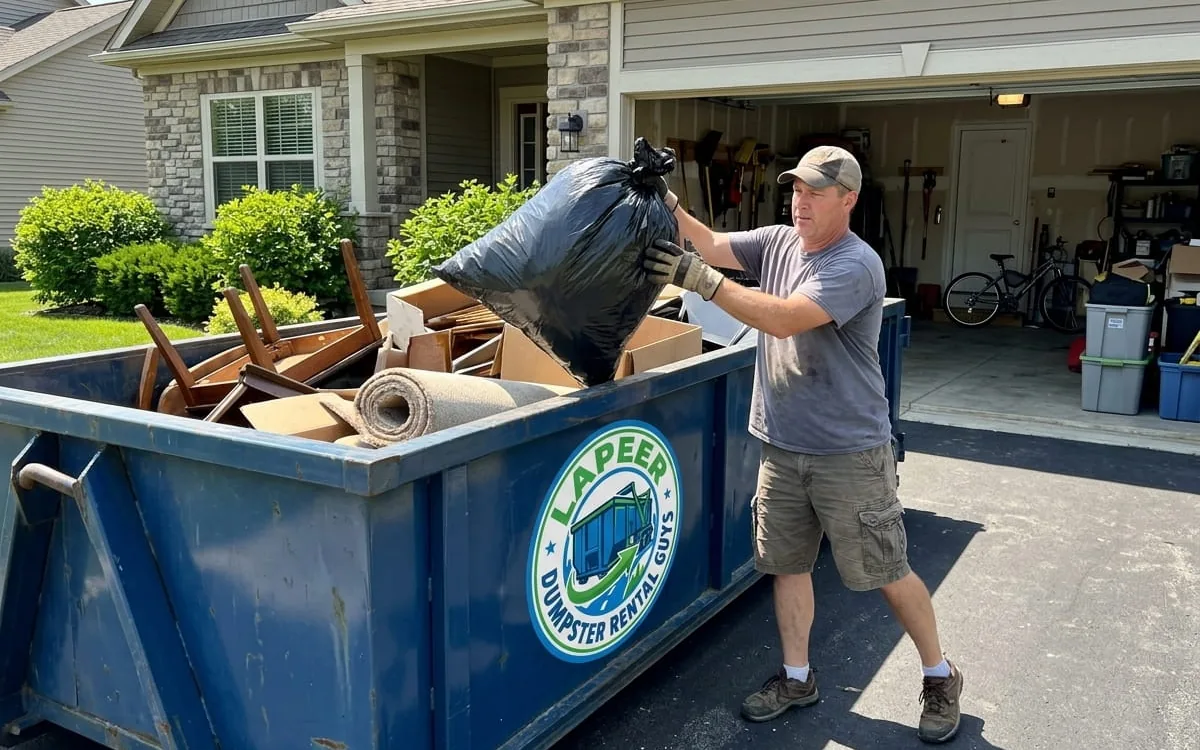 Dumpster rental quotes in Lapeer MI Requesting a dumpster rental quote in Lapeer, Michigan